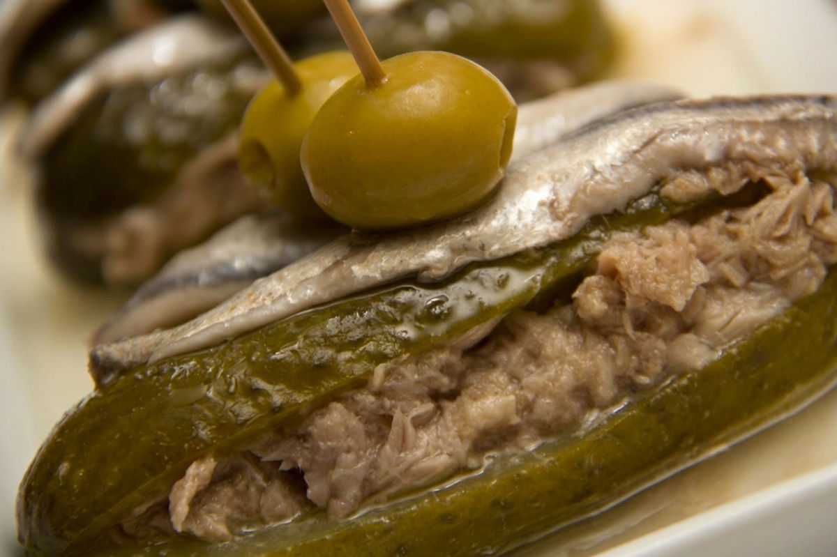 Tapa de salmón marinado - Especialidad de Vinagre & Rock